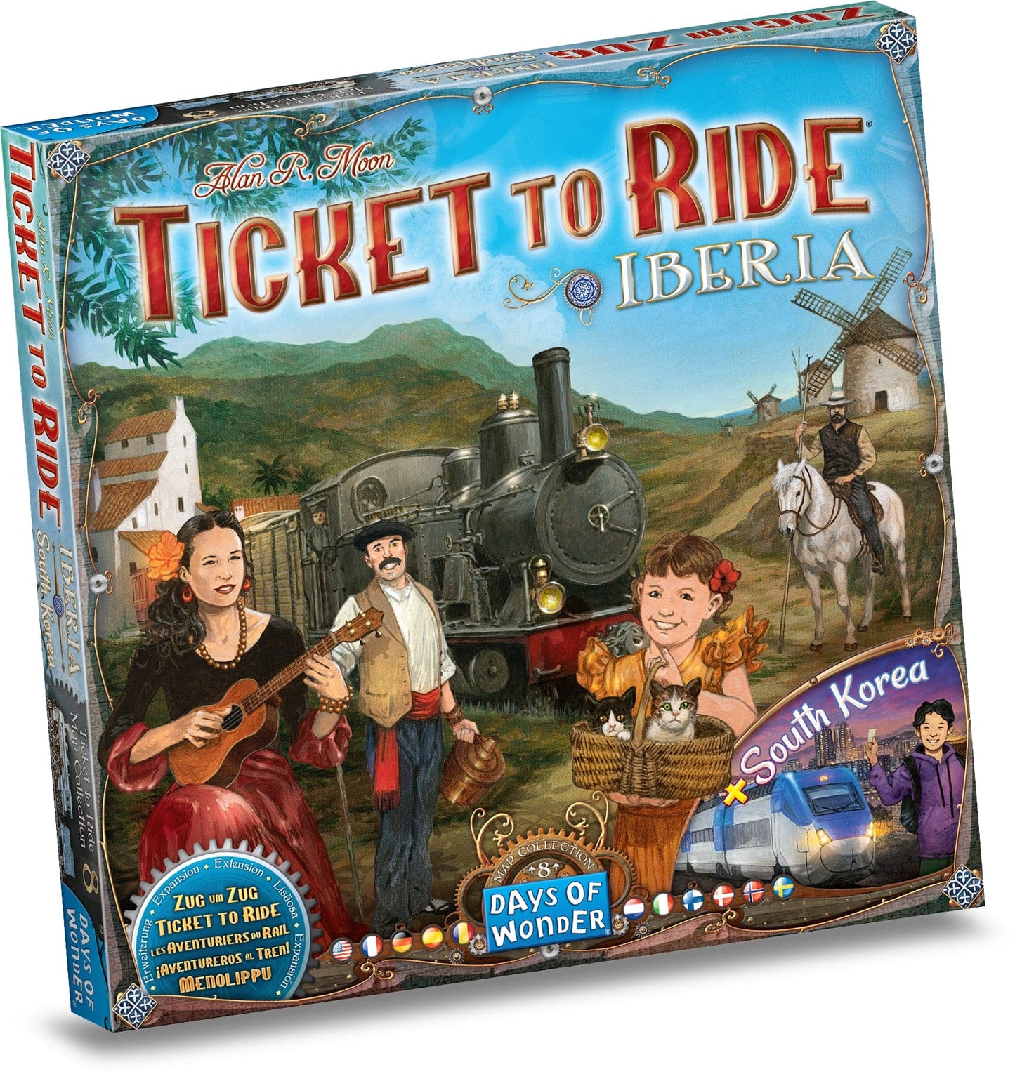 Ticket To Ride | Map Collection | Volume 8: Iberia & South Korea