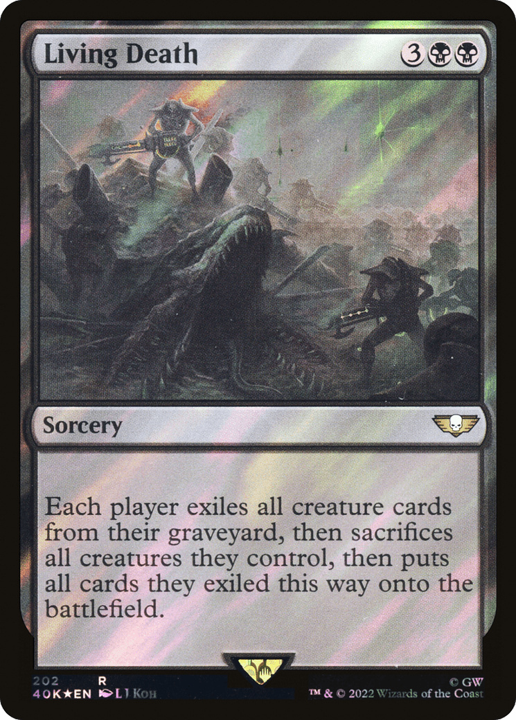 Living Death (Surge Foil) [Warhammer 40,000]