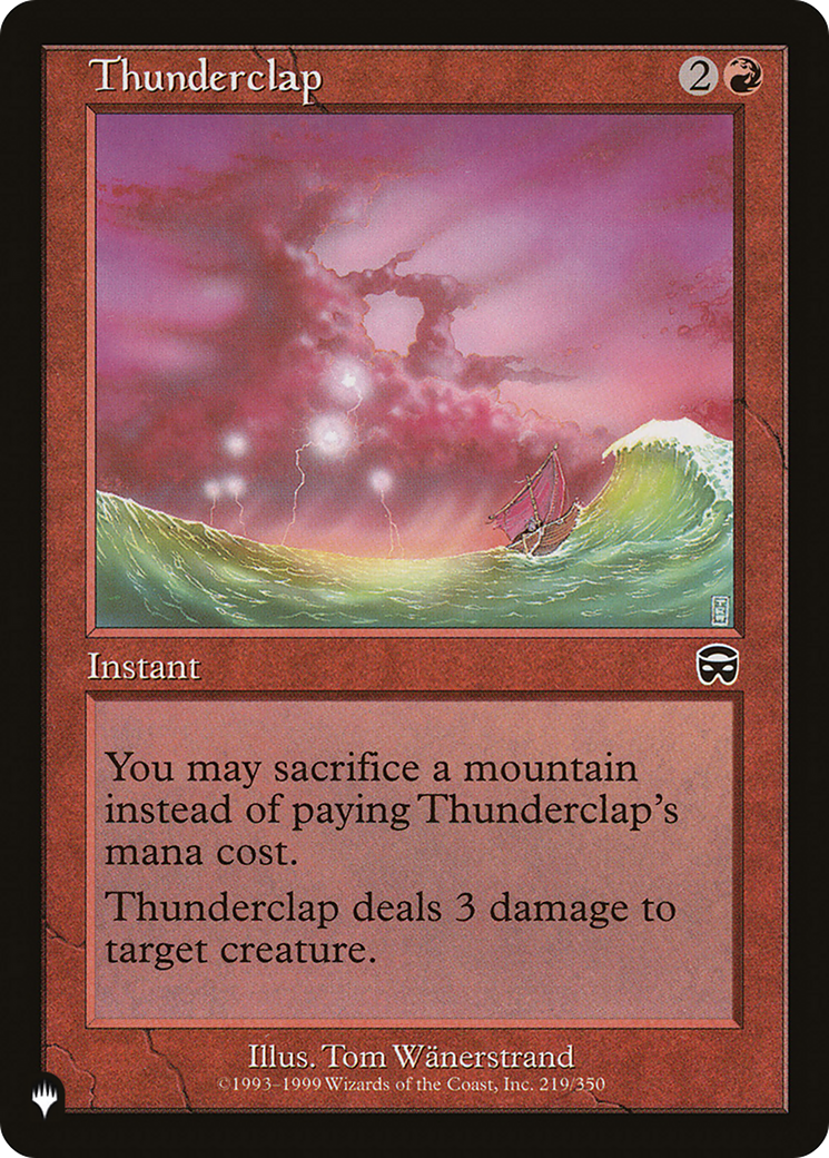 Thunderclap |  (MMQ-219) [The List]