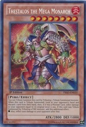 Thestalos the Mega Monarch [PRIO-EN035] Secret Rare
