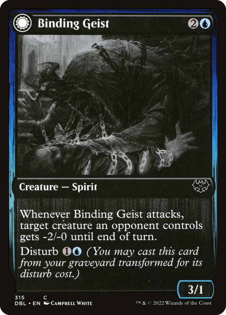 Binding Geist // Spectral Binding [Innistrad: Double Feature] Foil