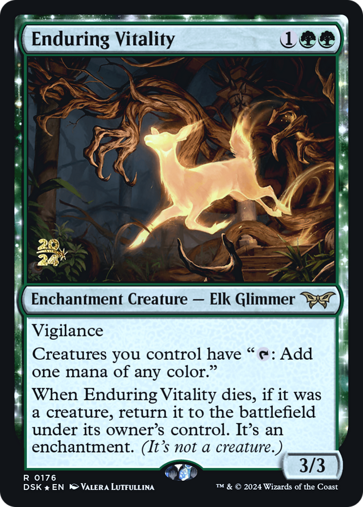 Enduring Vitality [Duskmourn: House of Horror Prerelease Promos]