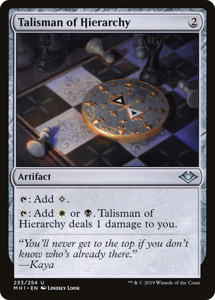 Talisman of Hierarchy [Modern Horizons] Foil