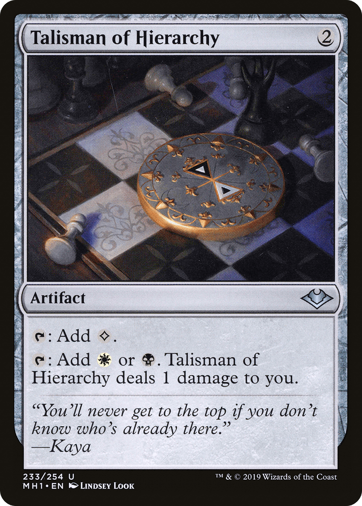 Talisman of Hierarchy [Modern Horizons] Foil