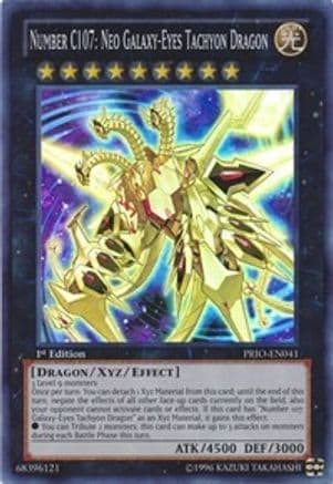 Number C107: Neo Galaxy-Eyes Tachyon Dragon [PRIO-EN041] Super Rare