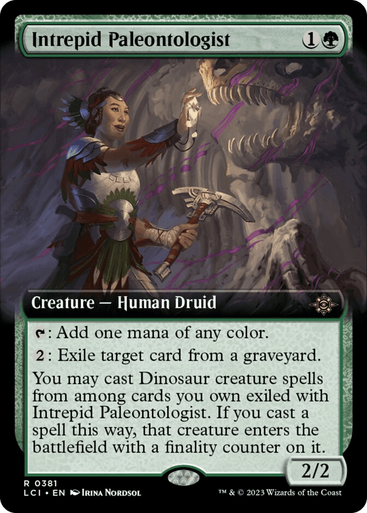 Intrepid Paleontologist (Extended Art) [The Lost Caverns of Ixalan] Foil