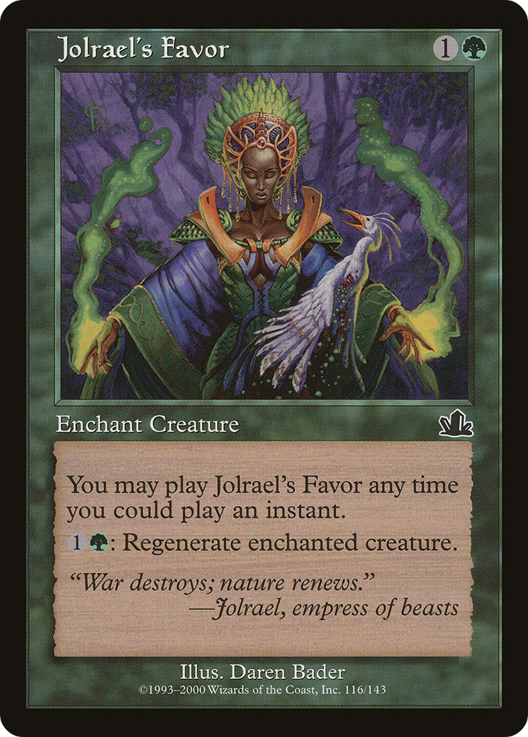 Jolrael's Favor [Prophecy] Foil
