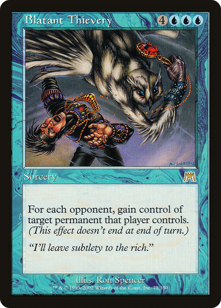 Blatant Thievery [Onslaught] Foil