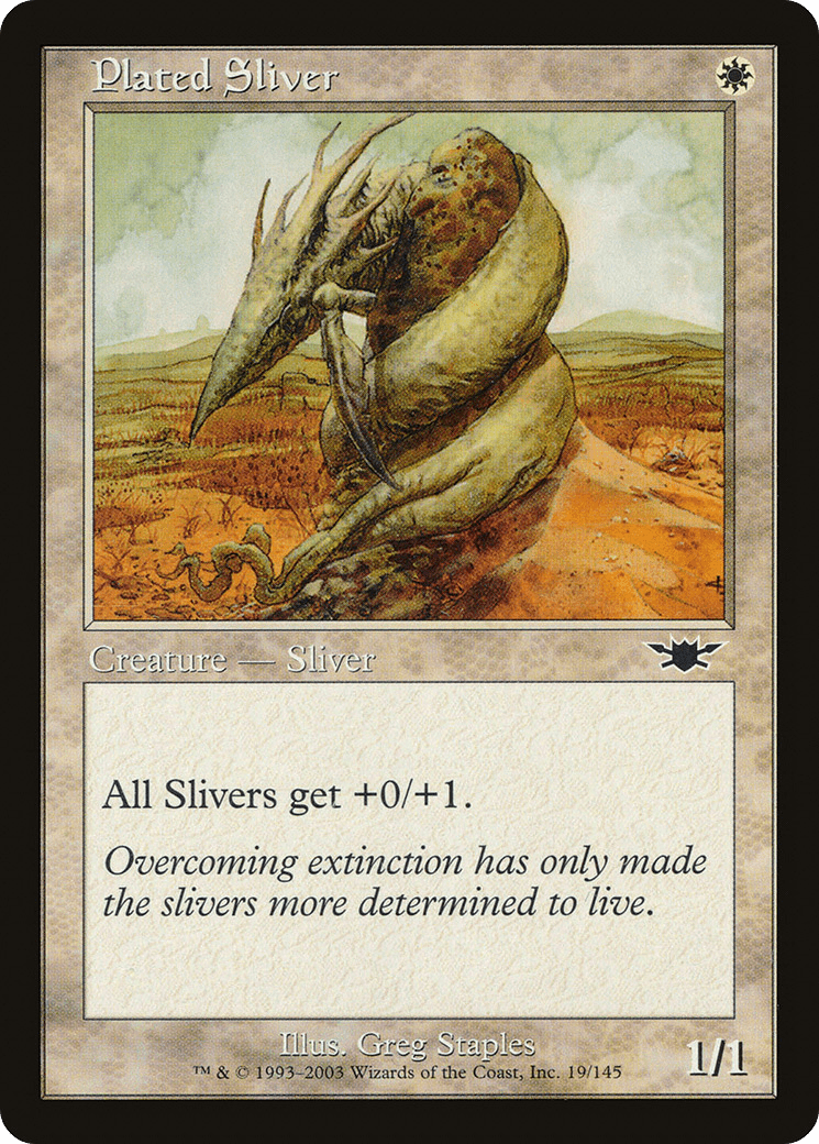 Plated Sliver [Legions] Foil