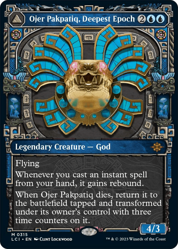 Ojer Pakpatiq, Deepest Epoch // Temple of Cyclical Time (Showcase) [The Lost Caverns of Ixalan] Foil