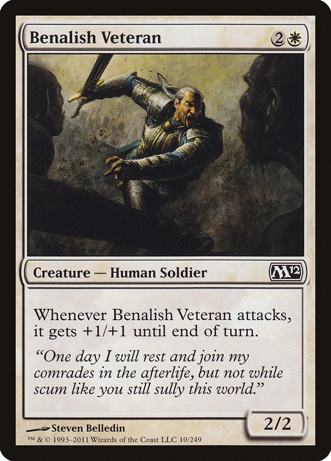 Benalish Veteran 10/249 (Magic 2012 (M12)) 