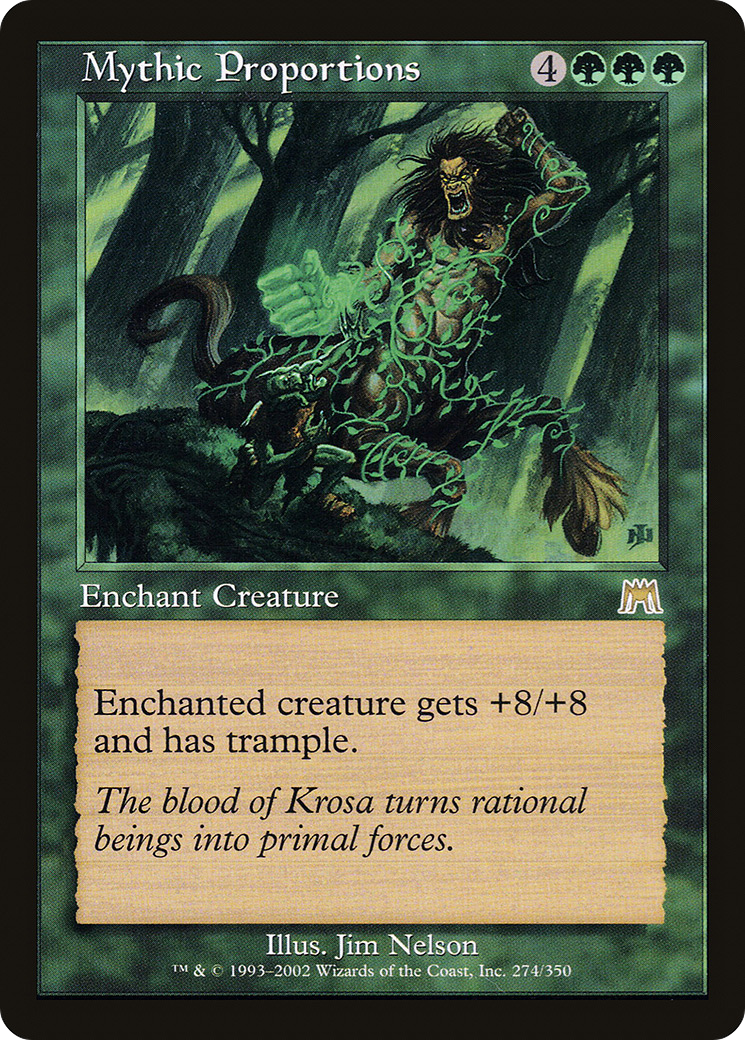 Mythic Proportions [Onslaught] Foil