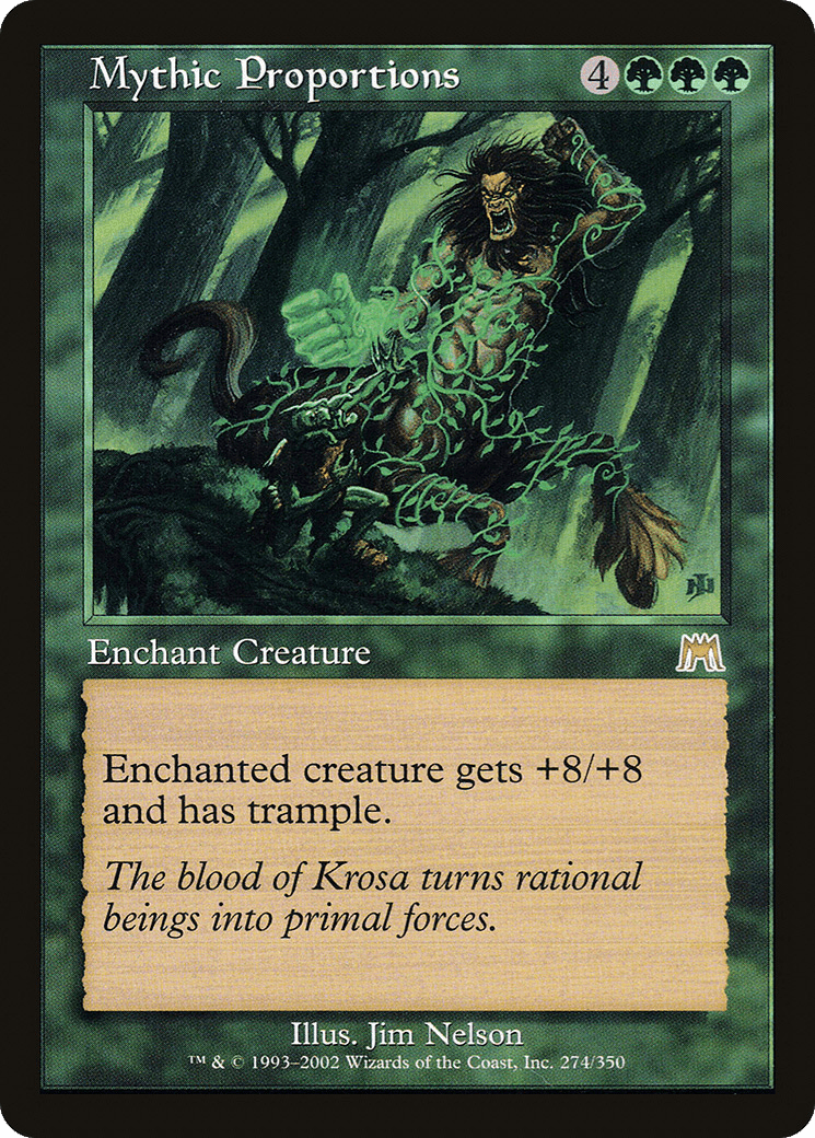Mythic Proportions [Onslaught] Foil