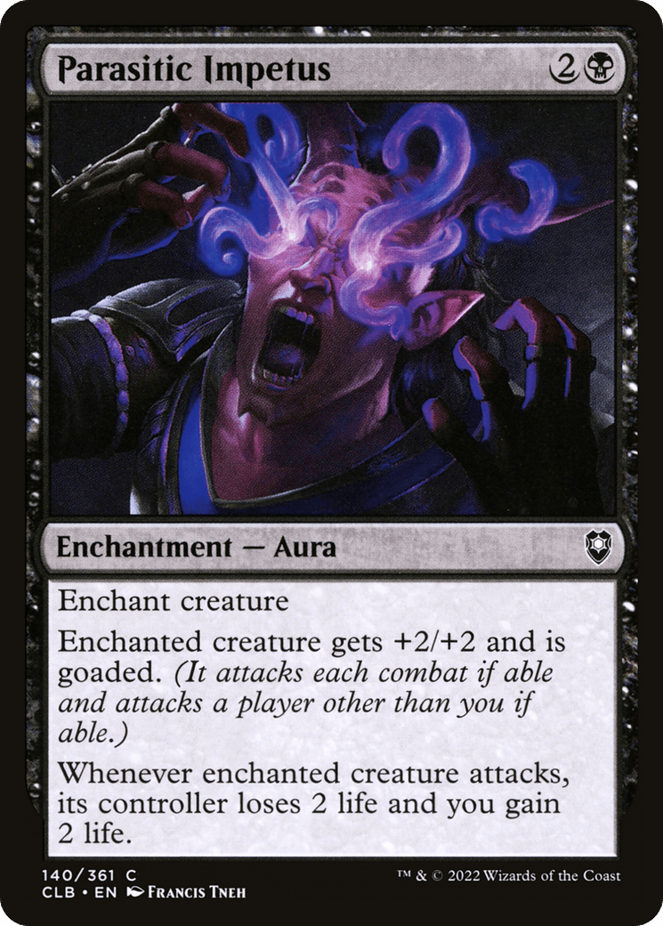 Parasitic Impetus [Commander Legends: Battle for Baldur's Gate] Foil