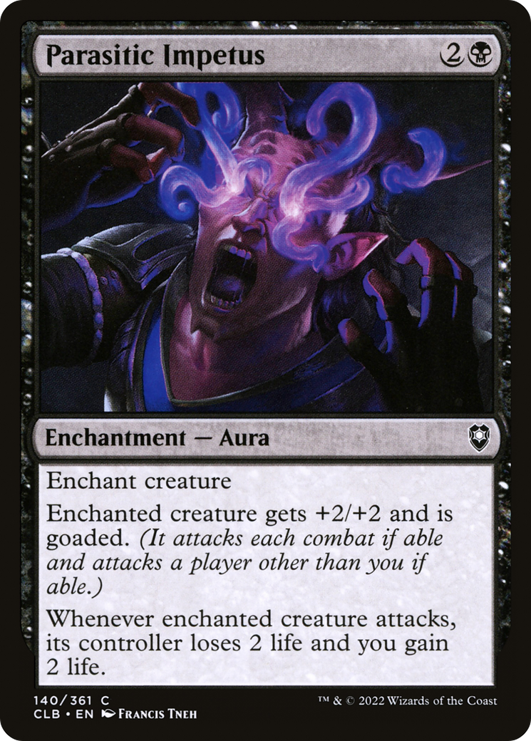 Parasitic Impetus [Commander Legends: Battle for Baldur's Gate] Foil