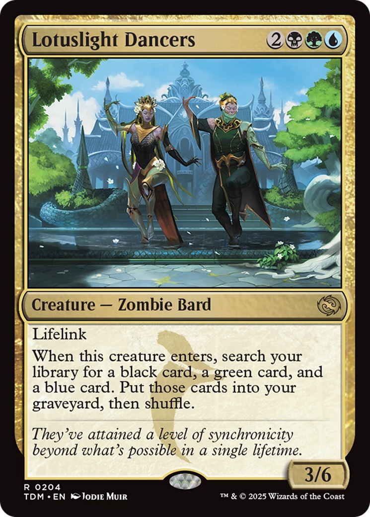 Lotuslight Dancers (204) [Tarkir: Dragonstorm]  Foil