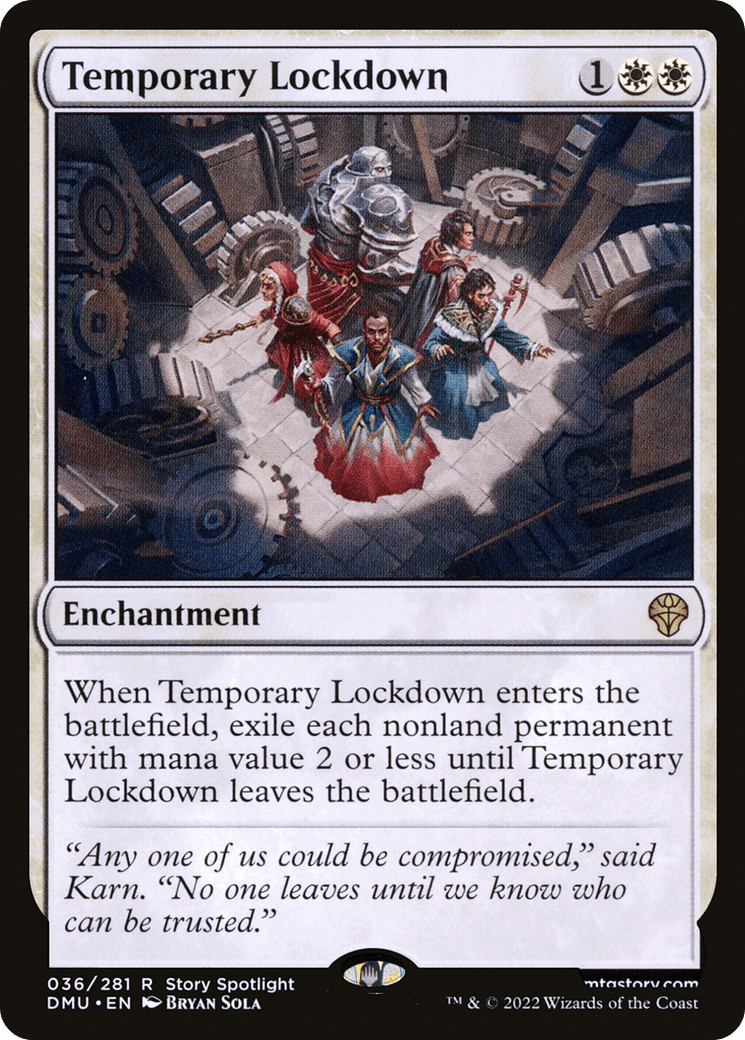 Temporary Lockdown [Dominaria United] Foil