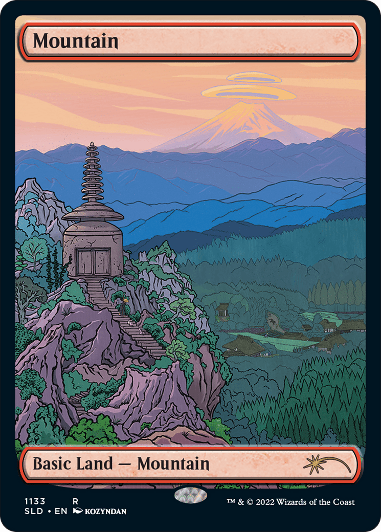 Mountain (1133) (Full-Art) [Secret Lair Drop Series] Foil