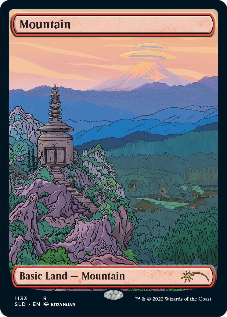 Mountain (1133) (Full-Art) [Secret Lair Drop Series] Foil