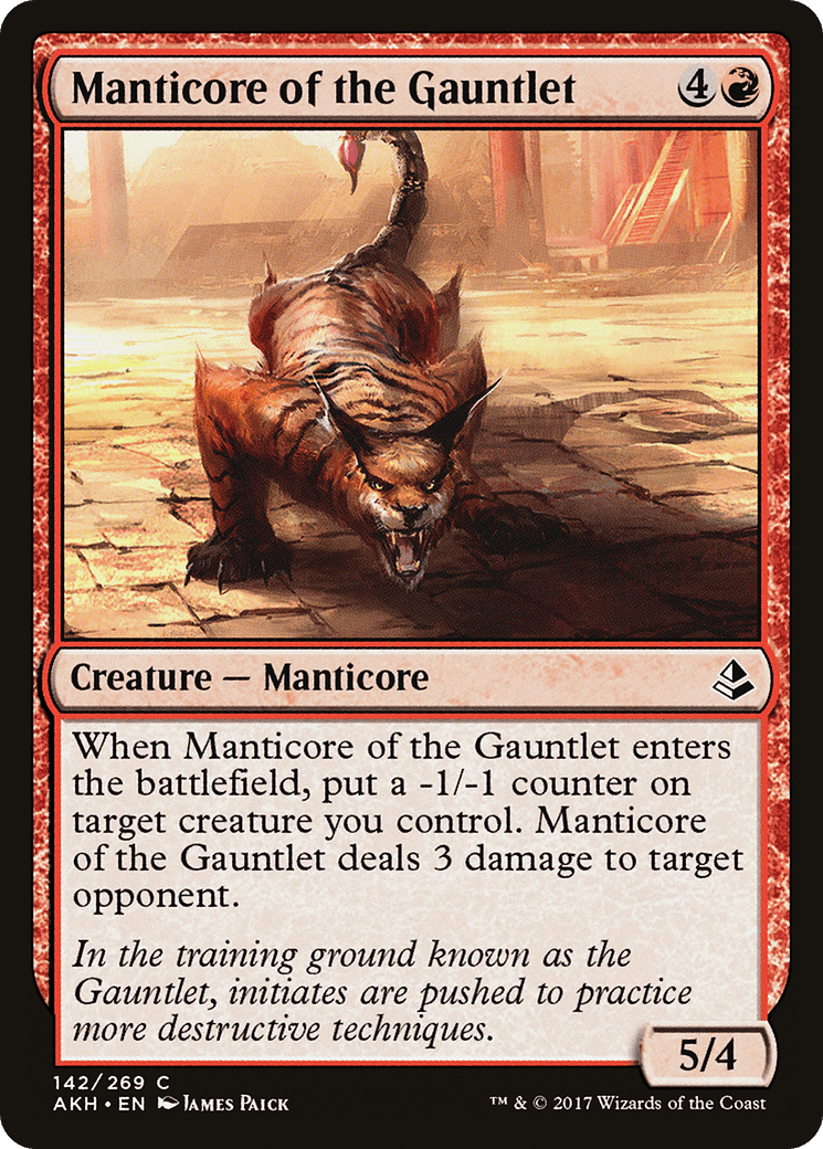 Manticore of the Gauntlet [Amonkhet] Foil