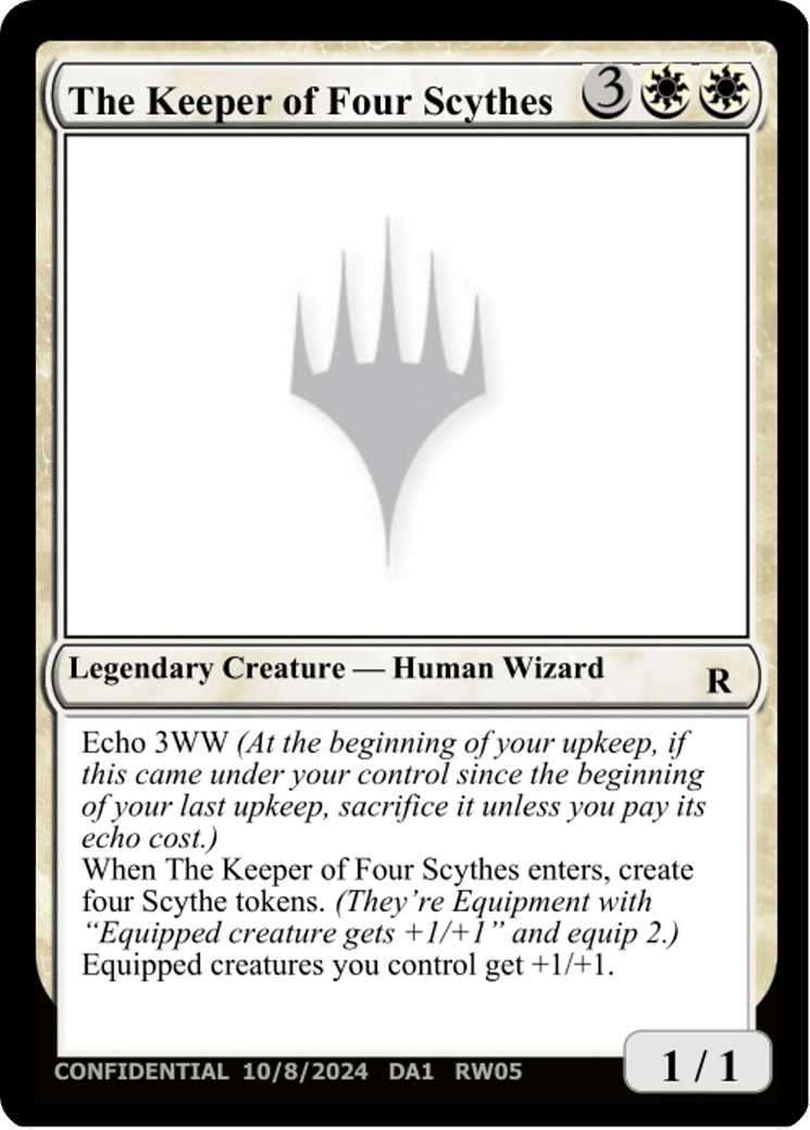 The Keeper of Four Scythes (DA1-RW05D) - Unknown Event