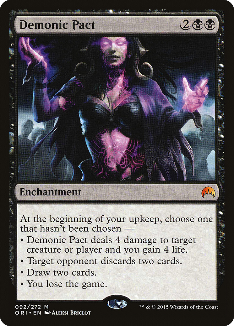 Demonic Pact [Magic Origins] Foil