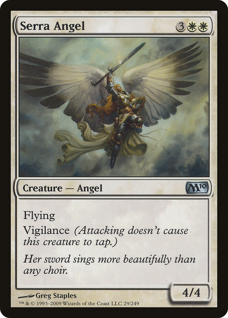 Serra Angel [Magic 2010] Foil