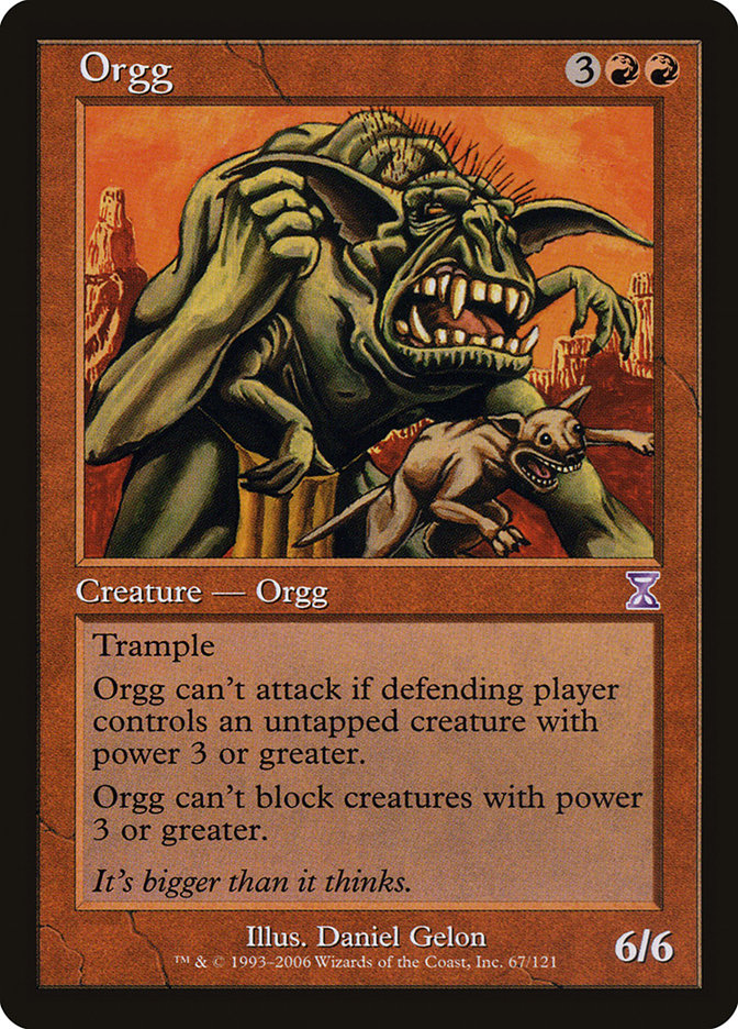 Orgg 67/121 (Timeshifted)  - Foil
