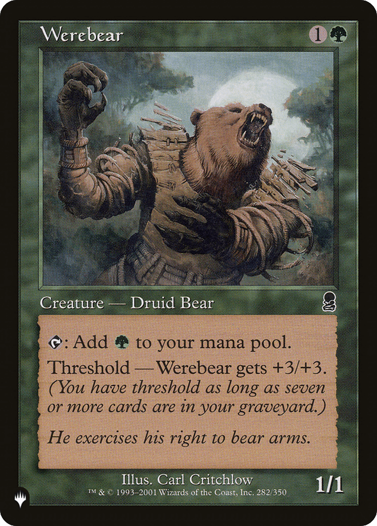 Werebear |  (ODY-282) [The List]