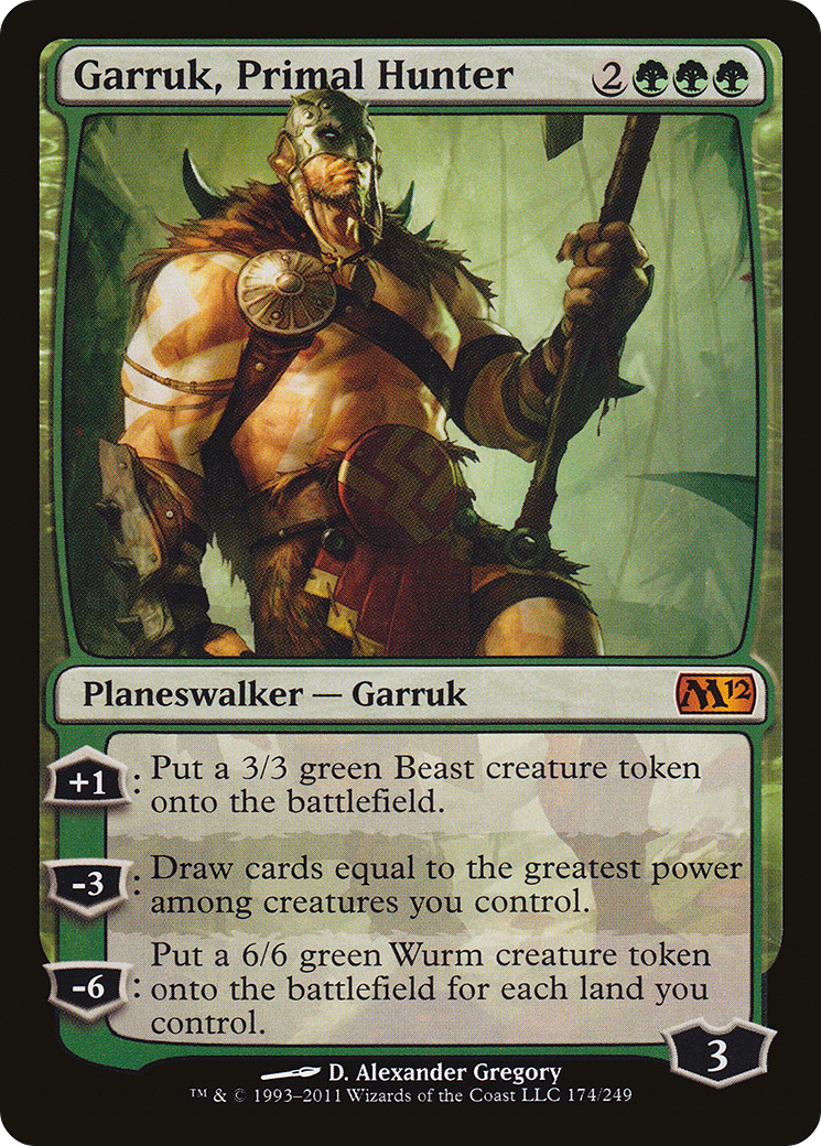 Garruk, Primal Hunter [Magic 2012] Foil