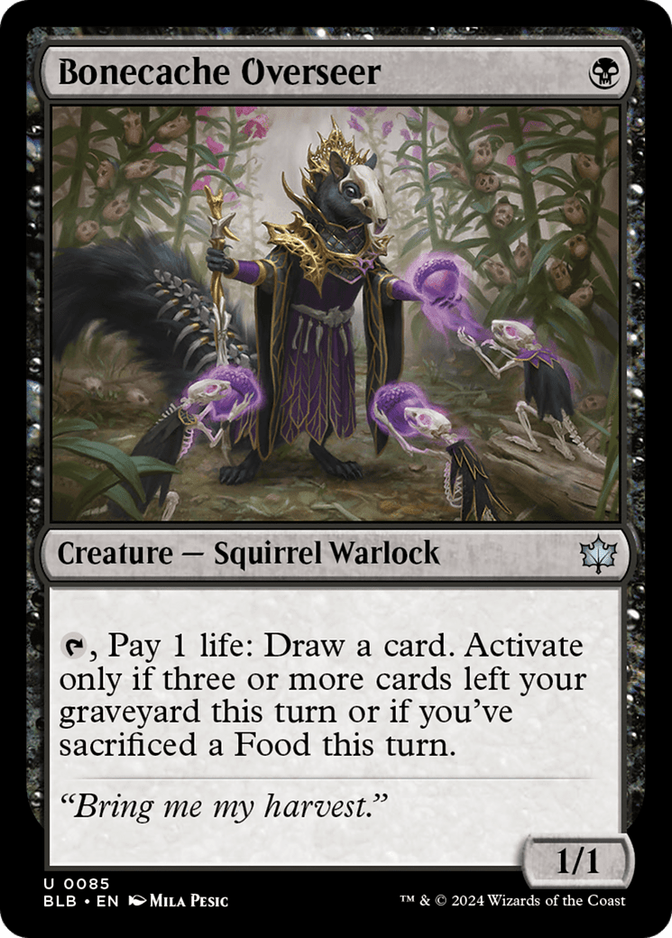 Bonecache Overseer [Bloomburrow] Foil