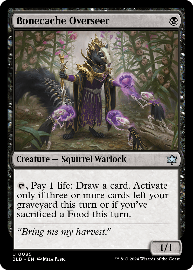 Bonecache Overseer [Bloomburrow] Foil
