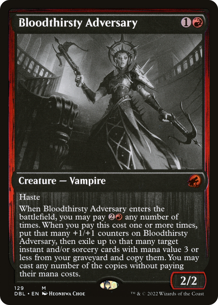 Bloodthirsty Adversary [Innistrad: Double Feature] Foil