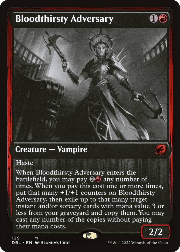 Bloodthirsty Adversary [Innistrad: Double Feature] Foil