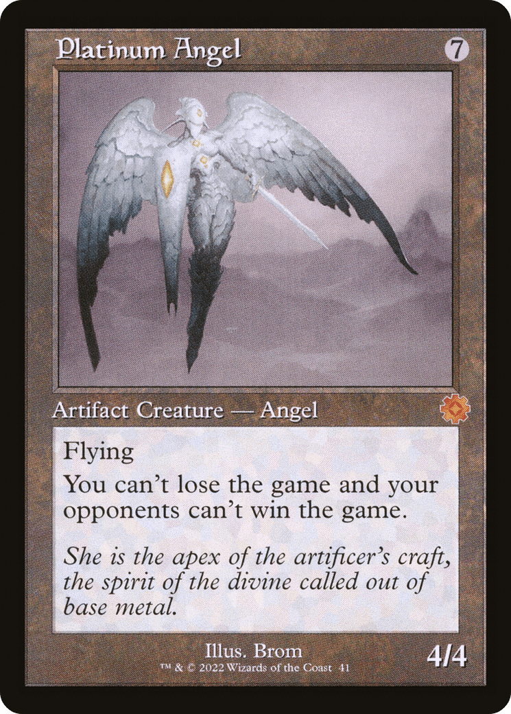 Platinum Angel (Retro) [The Brothers' War Retro Artifacts] Foil