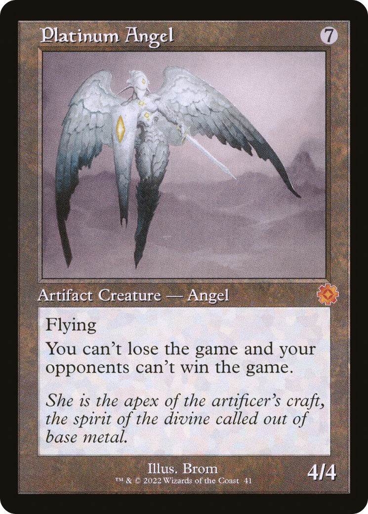 Platinum Angel (Retro) [The Brothers' War Retro Artifacts] Foil