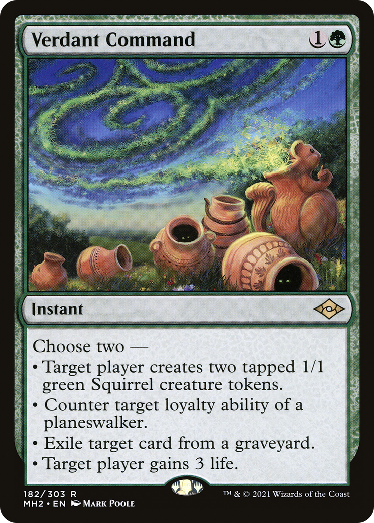 Verdant Command [Modern Horizons 2] Foil