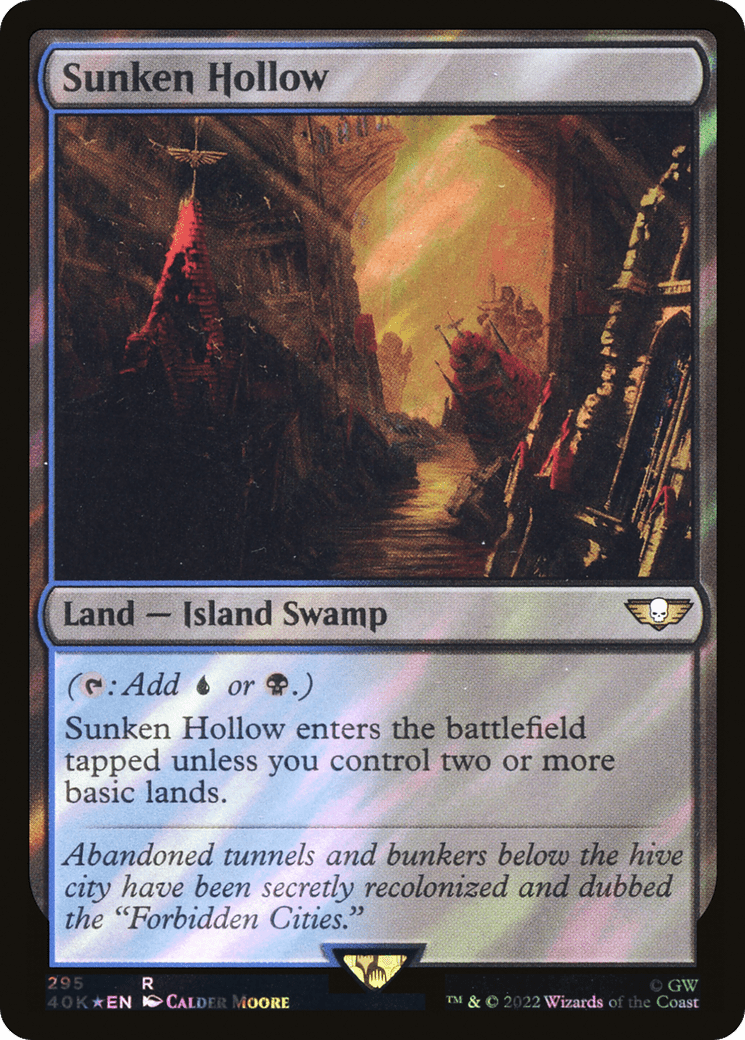 Sunken Hollow (Surge Foil) [Warhammer 40,000]
