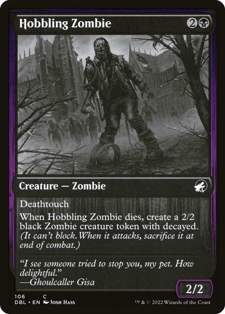 Hobbling Zombie [Innistrad: Double Feature] Foil
