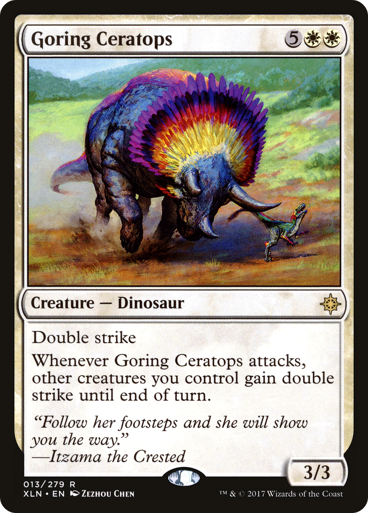 Goring Ceratops [Ixalan] Foil