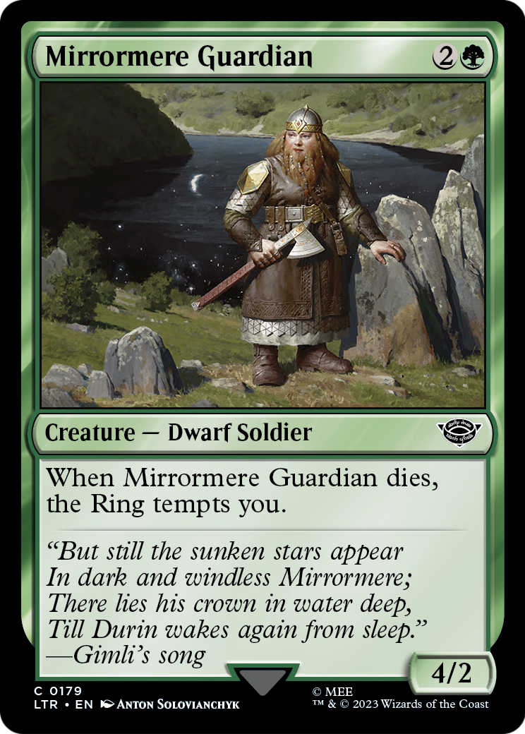 Mirrormere Guardian [The Lord of the Rings: Tales of Middle-Earth] Foil