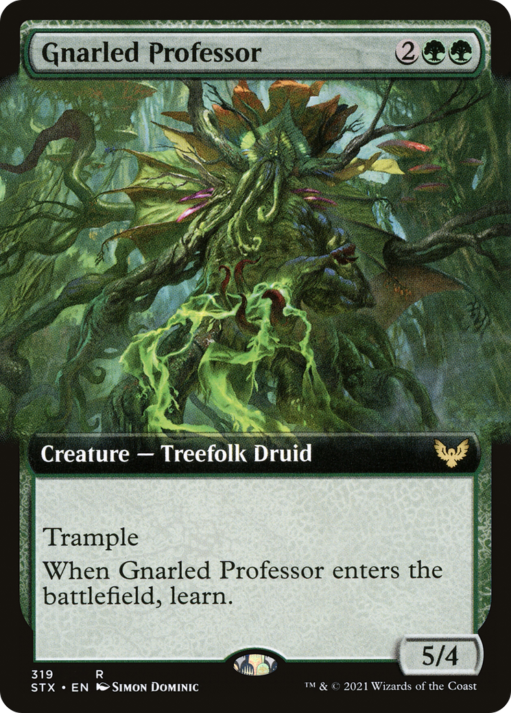 Gnarled Professor (Extended Art) [Strixhaven: School of Mages] Foil