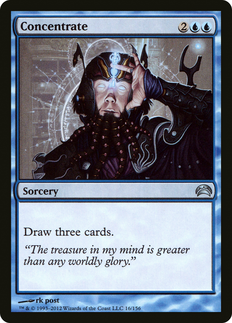 Concentrate [Planechase 2012] Foil