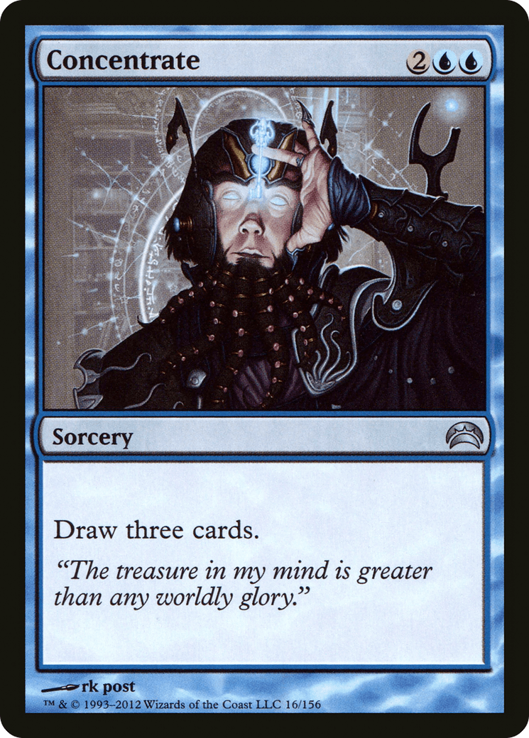Concentrate [Planechase 2012] Foil
