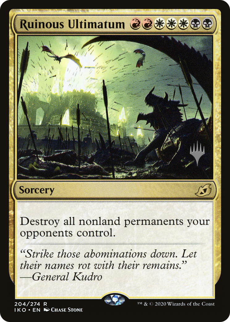 Ruinous Ultimatum (Promo Pack) [Ikoria: Lair of Behemoths Promos] Foil