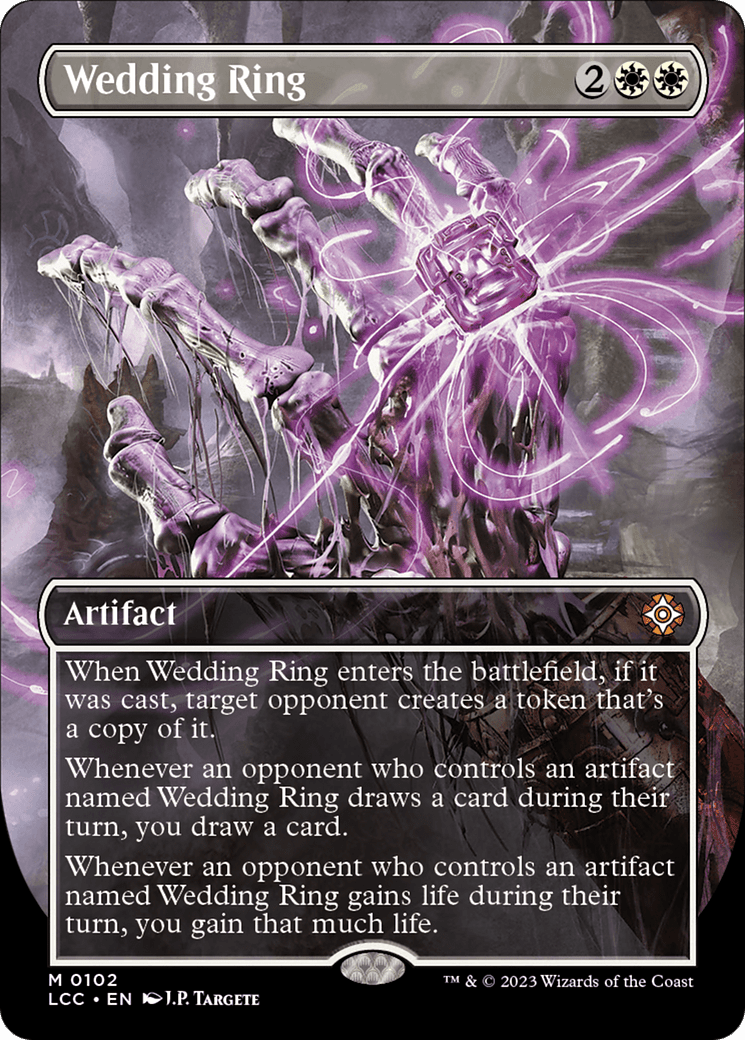 Wedding Ring (Borderless) [The Lost Caverns of Ixalan Commander] Foil