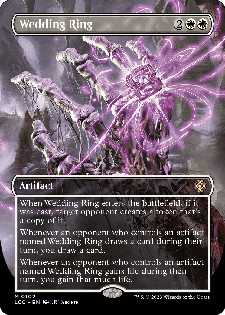 Wedding Ring (Borderless) [The Lost Caverns of Ixalan Commander] Foil