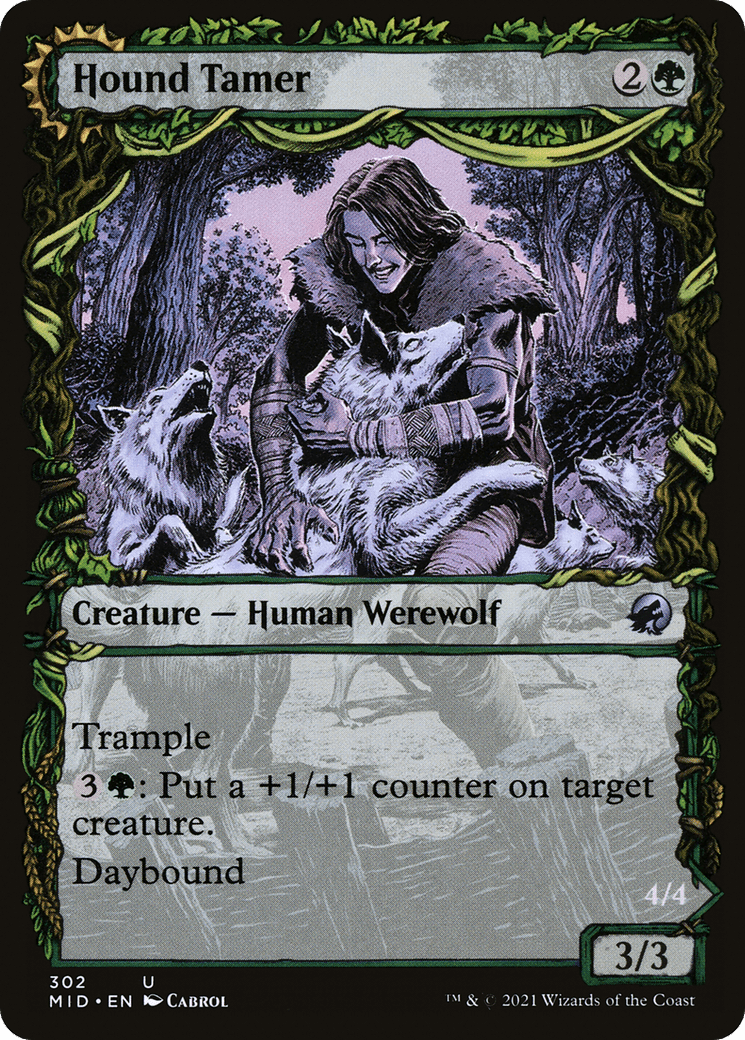 Hound Tamer // Untamed Pup (Showcase Equinox) [Innistrad: Midnight Hunt]