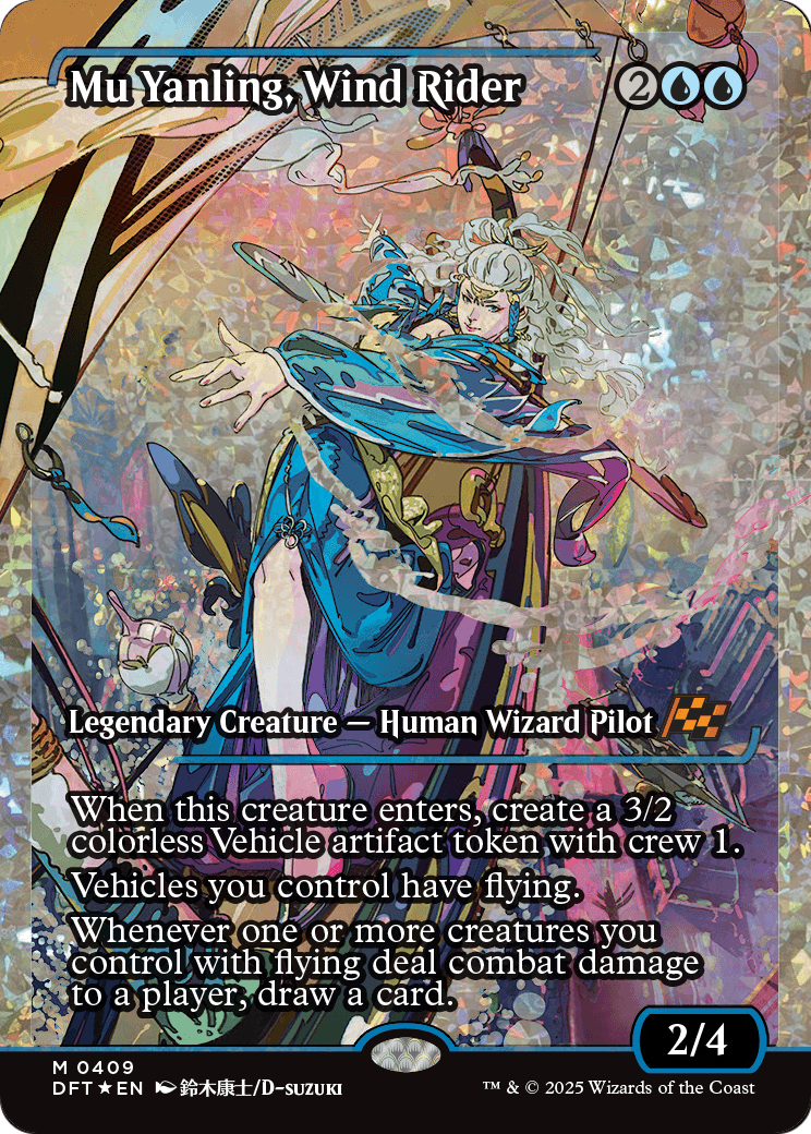 Mu Yanling, Wind Rider |  Foil (409) [Aetherdrift]