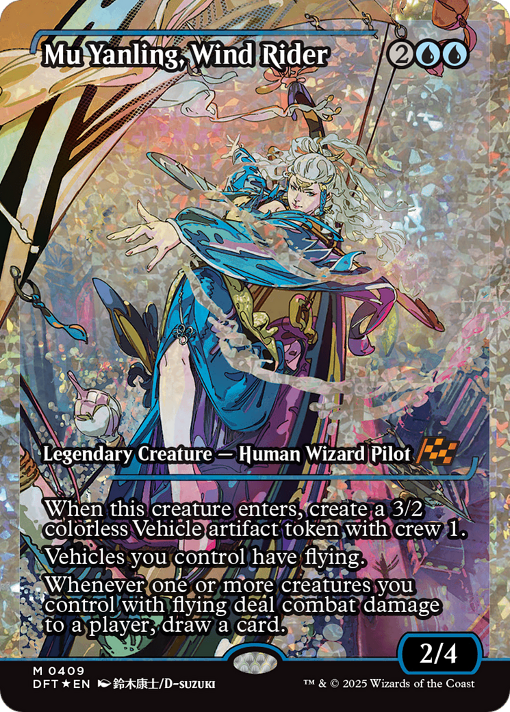 Mu Yanling, Wind Rider |  Foil (409) [Aetherdrift]